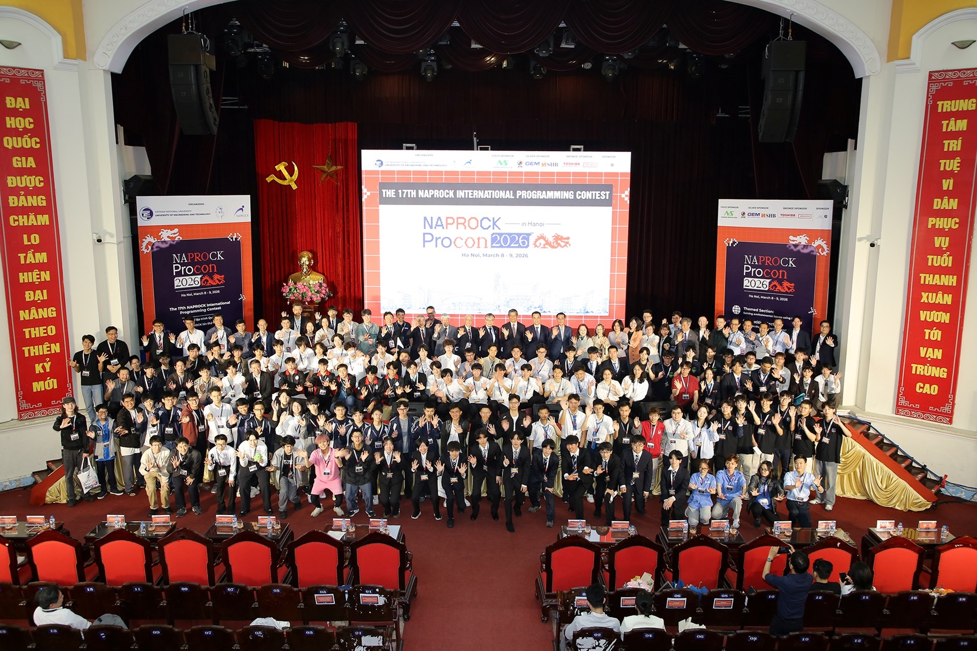 Group photo at the opening ceremony